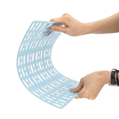 Lyellfe rabbit cage mat-hole-design promotes easy waste separation and cleaning.