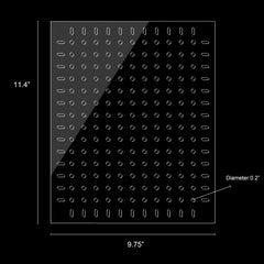 LYL LEYOULAND divider with laser-cut edges for smooth, snag-free installation.