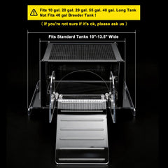 LYL LEYOULAND Turtle Topper ramp-climb-steps facilitates easy access to basking area.