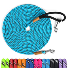 Lynxking long dog leash with padded handle for comfortable training sessions.