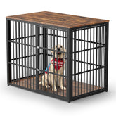 Lyromix 48'' XXL dog crate with three doors for easy access and versatile setup