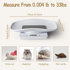 LYTDMSKY Portable puppy scale for travel and on-the-go pet care.