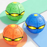 LzzzFZCF magic bouncing doggy disc ball with 6 LED lights for night-time play.