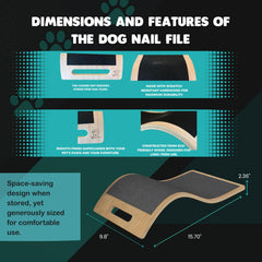 M&JODAN PETS easy-to-use dog scratch board suitable for every dog size.