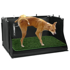 MABOZOO dog pee pad holder grass top view for indoor potty training