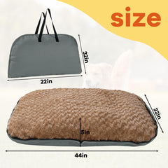MABOZOO dual-material surface with oxford exterior and velvet interior