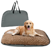 MABOZOO foldable travel dog bed in backpack mode for easy portability