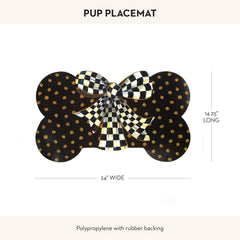 Mackenzie-Childs Courtly Bow-detail Ribbon adds decorative charm at mealtime