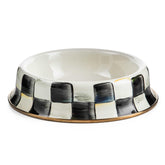 Mackenzie-Childs pet bowl Courtly Check small for cats and small dogs