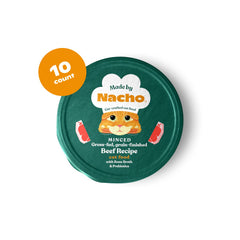 Made by Nacho 2.5oz cups provide easy portioning and mess-free feeding.