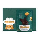 Made by Nacho wet cat food with cuts in gravy beef chunks for protein-rich flavor.