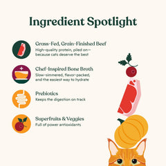 Made by Nacho grass-fed beef chunks highlight quality protein.