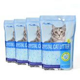 Made4Pets cat litter crystals bags 4.3 lb each, easy refills and long-lasting freshness.