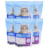 Made4Pets cat litter crystals packaging with lavender scent for odor control.
