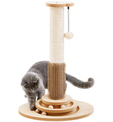 Made4Pets cat scratching post 23-inch tall for furniture protection and claws exercise.