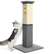 Made4Pets cat scratching post 32-inch sisal upper for satisfying scratching and stretching.