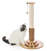 MADE 4 PETS cat scratching post in premium sisal for natural claw sharpening and play.