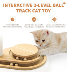 Made4Pets cat scratching post uses natural sisal rope for satisfying claws