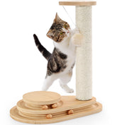 MADE 4 PETS cat scratching post with top ball for interactive play