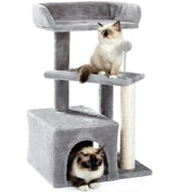 MADE 4 PETS cat tree condo offers a cozy hideaway for indoor cats