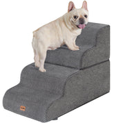 Made4Pets dog stairs 4-step bed-height 19-7 inch for easy bed access