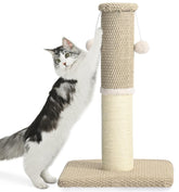 MADE 4 PETS tall cat scratching post with a wide base for stable scratching