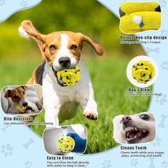 Magicorange dog balls fetch play indoor outdoor - versatile for all settings.