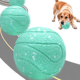Magicorange interactive dog ball in lake blue for durable, engaging play.