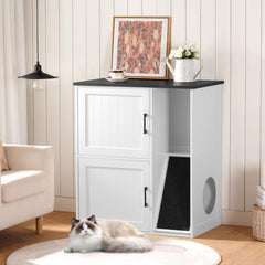 MAHANCRIS 2 cat interior dual stations for separate litter spots