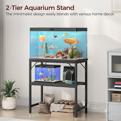 MAHANCRIS stand side view reveals compact footprint ideal for small spaces