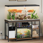 MAHANCRIS 55-75 gallon stand top supports large aquarium for stable viewing