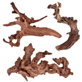 majoywoo natural driftwood branch 6-10 inch enhances aquarium structure and natural look.