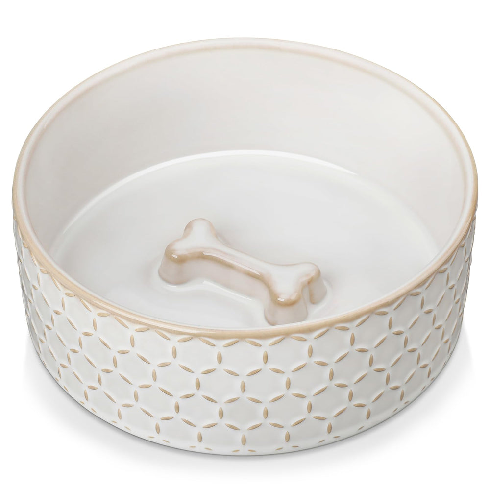 MALACASA Lydia honeycomb pattern ceramic bowl for stylish and easy cleaning