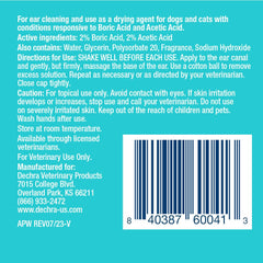 MalAcetic Otic cleanser with apple fragrance, ideal for routine ear care.