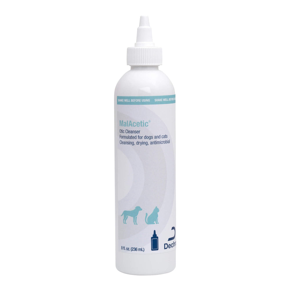 MalAcetic Otic Cleanser bottle-pour for easy ear application and cleansing