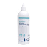 MalAcetic Otic Cleanser being applied to a dog's ear for gentle cleansing