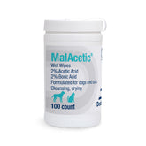 MalAcetic Wet Wipes hot-spot cleanse for dogs and cats with soothing skin relief