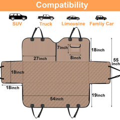Mancro 4-in-1 design works as hammock, bench cover, trunk liner.
