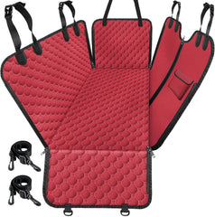 Mancro dog car seat cover back seat hammock protects upholstery from claws and spills.
