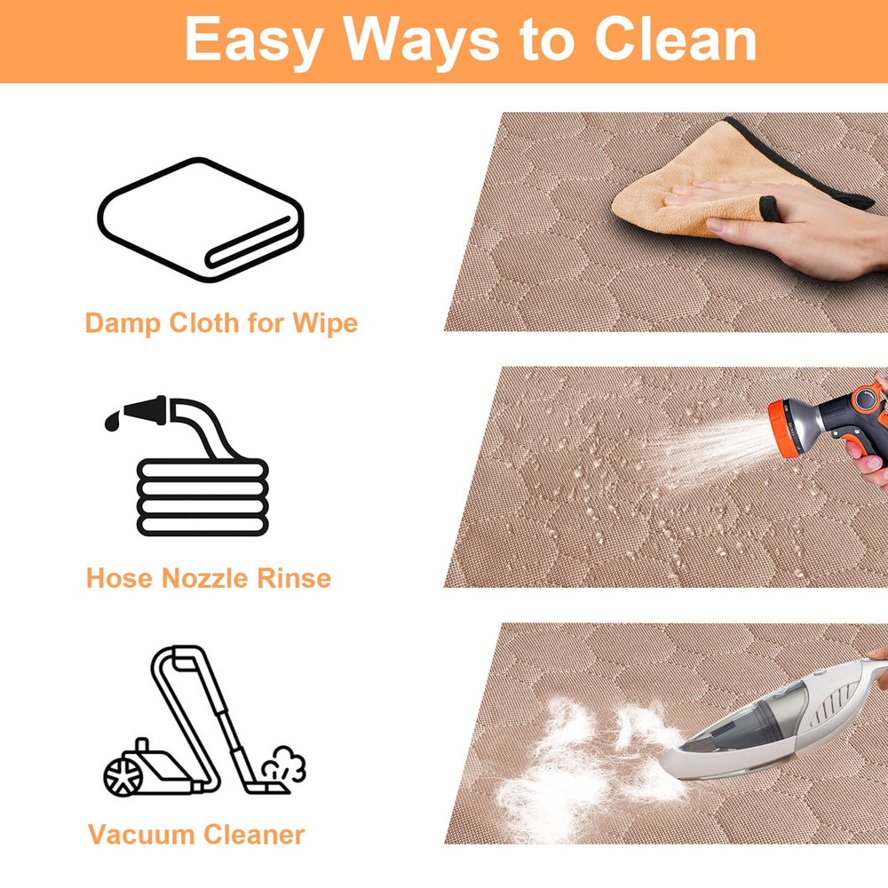 Mancro easy to install and clean with a damp cloth or vacuum.