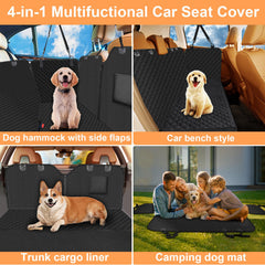 Mancro side flaps protect door edges during playful trips.