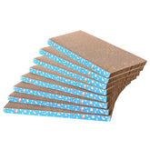 Mankaide eight pack cat scratch pad front view for durable, long lasting play.