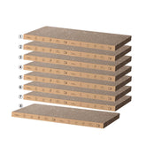 Mankaide 8-pack scratchpad cardboard pack for durable feline scratching
