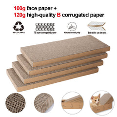 Mankaide reversible-scratcher-pad close-up shows two durable surfaces