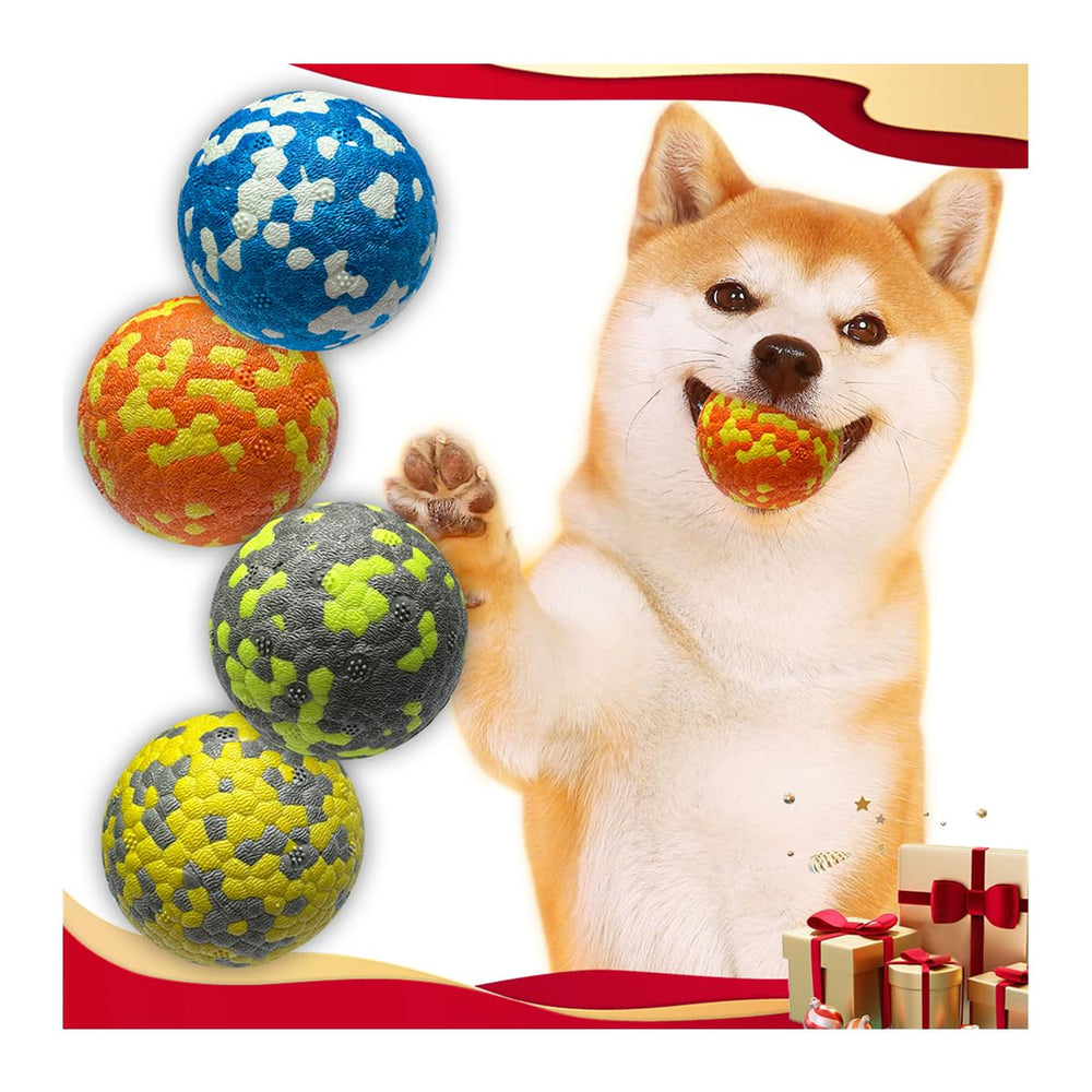 Mankoda dog balls 4-pack with durable bounce for tough chewers.