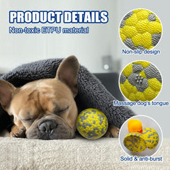 Vibrant colors from Mankoda dog balls boost fetch and play visibility.