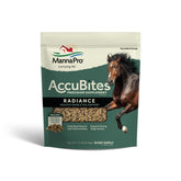 Manna Pro AccuBites Radiance bottle, showing palatable daily supplement for skin and coat support.