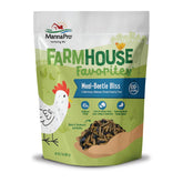 Manna Pro Beetle Bliss poultry treat with mealworms for natural foraging