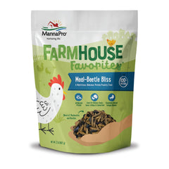 Manna Pro Beetle Bliss poultry treat with mealworms for natural foraging