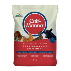 Manna Pro Calf-Manna bag front for multi-species growth support.